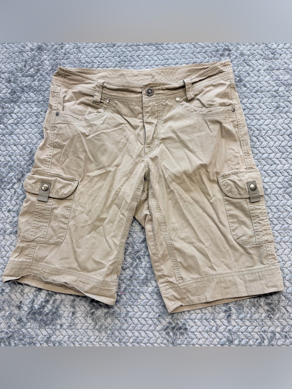 KUHL Women’s Splash Hiking Short 11" Inseam Khaki Brown Style 6084 Size 8